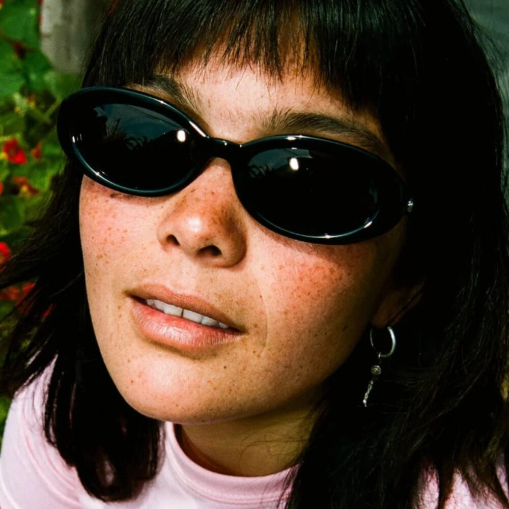 Crap Eyewear - Sweet leaf style in black bio / polarized gray